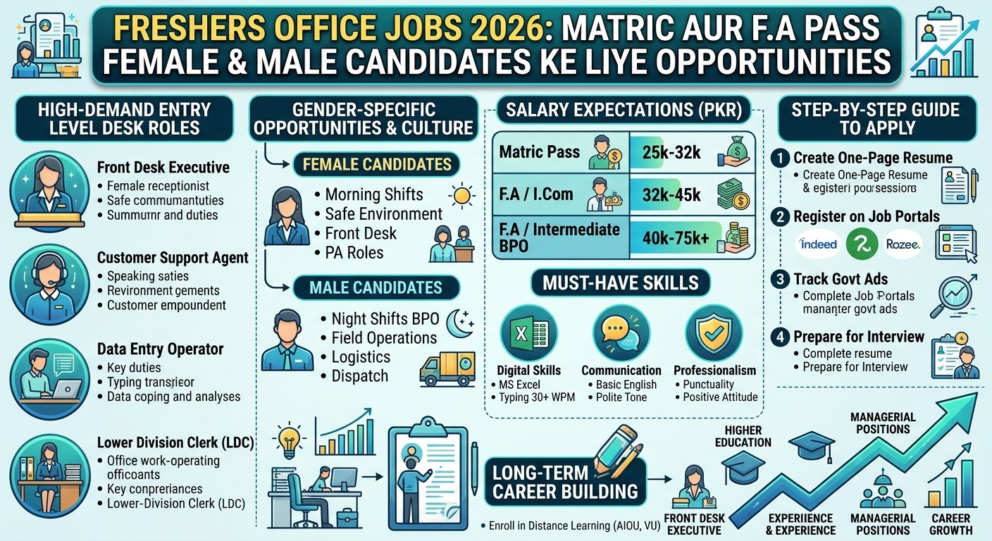 Freshers Office Jobs 2026
