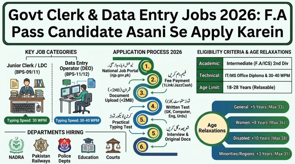 Govt Clerk & Data Entry Jobs 2026