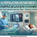 Health & Population Department Lahore Jobs 2026