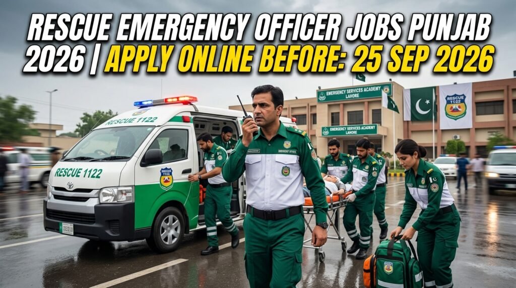 Rescue Emergency Officer Jobs Punjab 2026