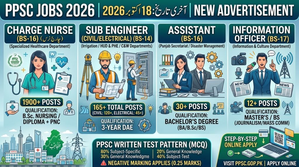 PPSC Jobs 2026 Advertisement