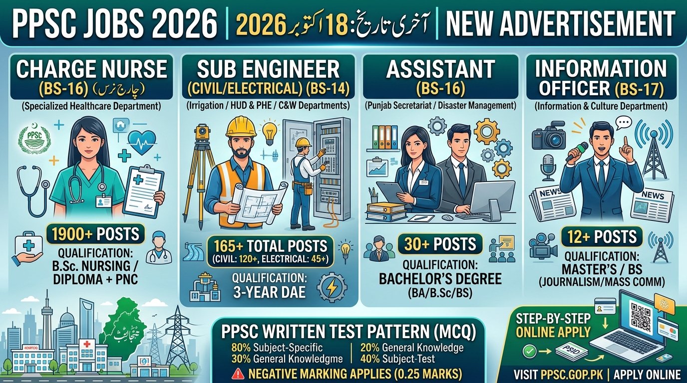 PPSC Jobs 2026 Advertisement